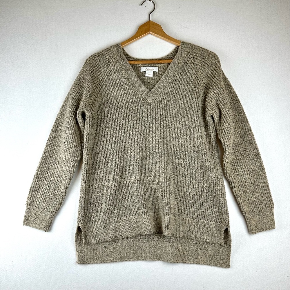 Natural Reflections Tahoe Thermal‎ V-Neck Pullover Sweater